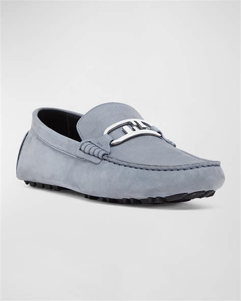 fendi mens drivers|Fendi Men's O'Lock Suede Drivers .